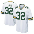 Broks GB.Packers #32 MarShawn Lloyd Player White Home Game Stitched Jerseys