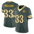 Broks GB.Packers #33 Evan Williams Player Green Limited 2026 Rivalries Collection Home Game Stitched Jerseys