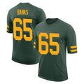 Broks GB.Packers #65 Aaron Banks Player Green Alternate Home Game Stitched Jerseys