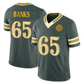 Broks GB.Packers #65 Aaron Banks Player Green Limited 2026 Rivalries Collection Home Game Stitched Jerseys