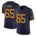 Broks GB.Packers #65 Aaron Banks Player Navy The 1923 Classic Vapor F.U.S.E. Home Game Stitched Jerseys