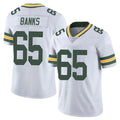 Broks GB.Packers #65 Aaron Banks Player White Vapor Untouchable Limited Home Game Stitched Jerseys