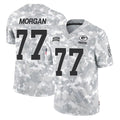 Broks GB.Packers #77 Jordan Morgan Player Arctic Camo Salute To Service Limited Stitched Jerseys