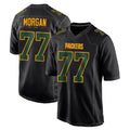 Broks GB.Packers #77 Jordan Morgan Player Black Fashion Home Game Stitched Jerseys