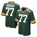 Broks GB.Packers #77 Jordan Morgan Player Green Home Game Stitched Jerseys