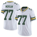 Broks GB.Packers #77 Jordan Morgan Player White Vapor Untouchable Limited Home Game Stitched Jerseys