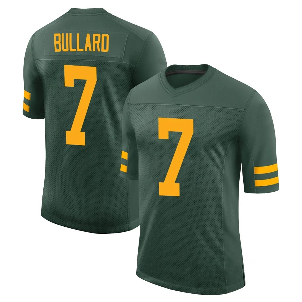 Broks GB.Packers #7 Javon Bullard Player Green Alternate Vapor Home Game Stitched Jerseys