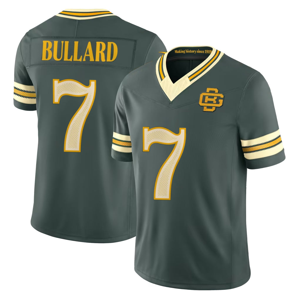 Broks GB.Packers #7 Javon Bullard Player Green Limited 2026 Rivalries Collection Home Game Stitched Jerseys