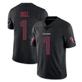 Broks H.Texans #1 Tank Dell Player Black Impact Limited Game Stitched Jerseys