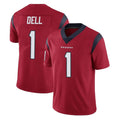 Broks H.Texans #1 Tank Dell Player Red Limited Vapor Untouchable Home Game Stitched Jerseys