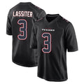 Broks H.Texans #3 Kamari Lassiter Player Black Fashion Home Game Stitched Jerseys