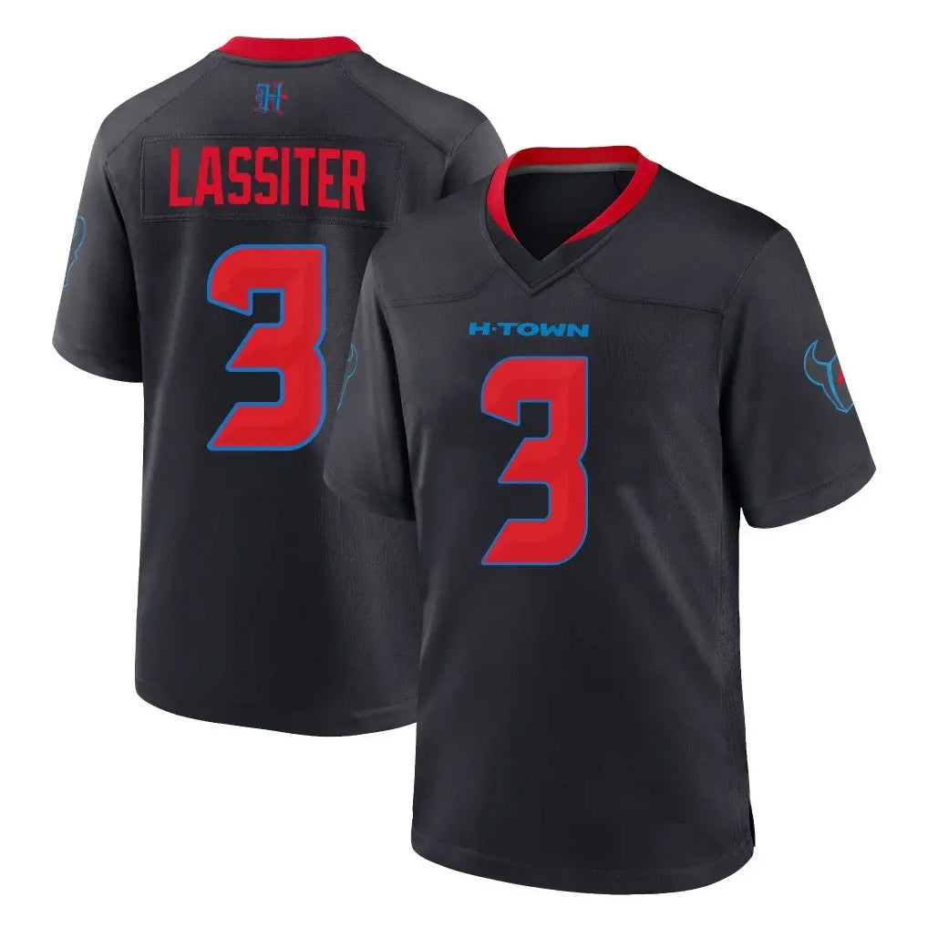 Broks H.Texans #3 Kamari Lassiter Player Navy 2nd Alternate Home Game Stitched Jerseys
