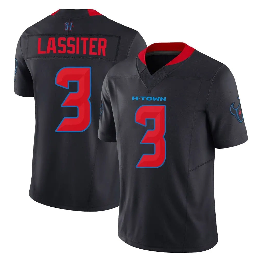 Broks H.Texans #3 Kamari Lassiter Player Navy Limited 2nd Alternate Vapor F.U.S.E. Home Game Stitched Jerseys