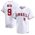 Broks LA.Angels #9 Zach Neto Player White Limited Home Stitched Jerseys