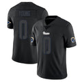 Broks LA.Rams #0 Byron Young Player Black Impact Limited Home Game Stitched Jerseys