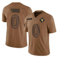 Broks LA.Rams #0 Byron Young Player Brown Salute To Service Limited Stitched Jerseys