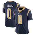 Broks LA.Rams #0 Byron Young Player Navy Limited Vapor Untouchable Home Game Stitched Jerseys