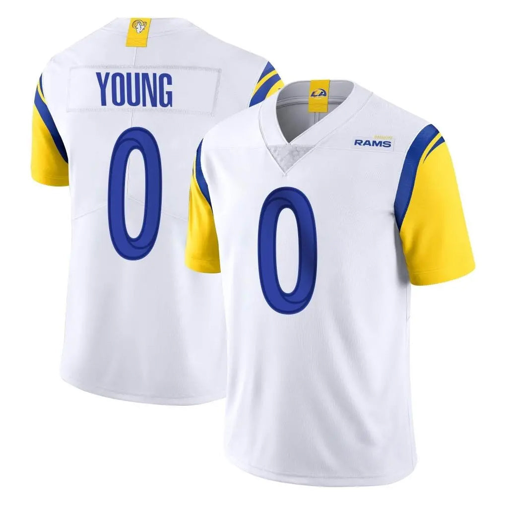 Broks LA.Rams #0 Byron Young Player White Limited Vapor Untouchable Home Game Stitched Jerseys