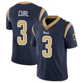 Broks LA.Rams #3 Kam Curl Player Navy Limited Vapor Untouchable Home Game Stitched Jerseys