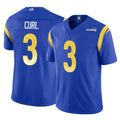 Broks LA.Rams #3 Kam Curl Player Royal Limited Vapor F.U.S.E. Home Game Stitched Jerseys