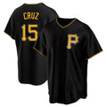 Broks P.Pirates #15 Oneil Cruz Player Black Alternate 2025 Home Game Stitched Jerseys