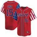 Broks P.Pirates #15 Oneil Cruz Player Red 2025 Independence Day Vapor Premier Limited Stitched Jerseys
