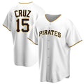 Broks P.Pirates #15 Oneil Cruz Player White Home Game Stitched Jerseys