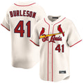 Broks St. Louis Cardinals #41 Alec Burlesona Player Cream Home Limited Stitched Jerseys