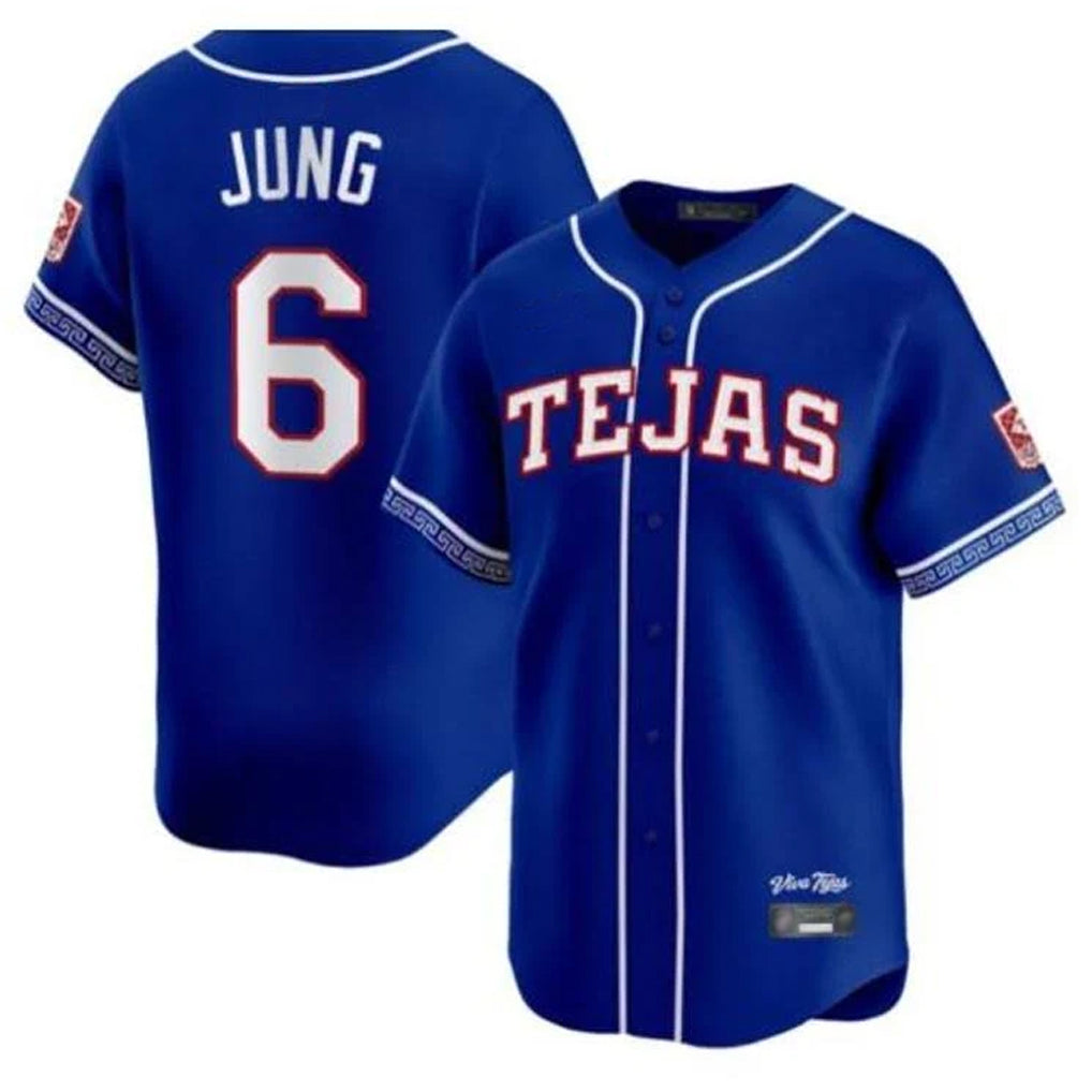 Broks T.Rangers #6 Josh Jung Player Royal 2026 City Connect Limited Stitched Jerseys