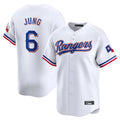 Broks T.Rangers #6 Josh Jung Player White&Blue Home Limited Stitched Jerseys