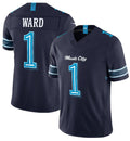 Broks T.Titans #1 Cameron Ward Navy 2026 F.U.S.E. 'Music City' Rivalries Collection Limited Football Stitched Jersey